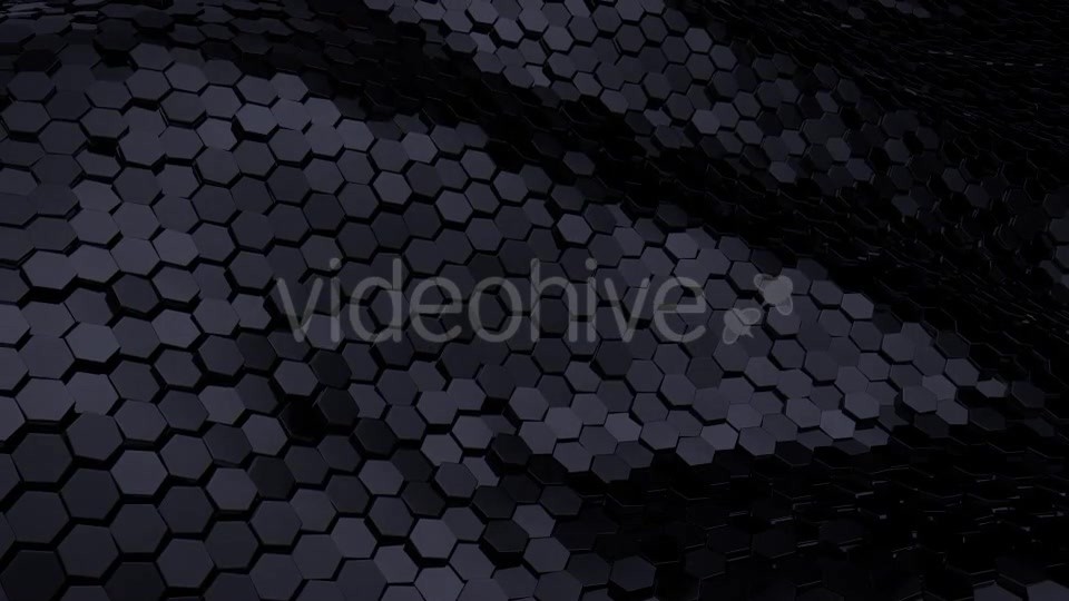 Black Hexagons Videohive 11316399 Motion Graphics Image 7