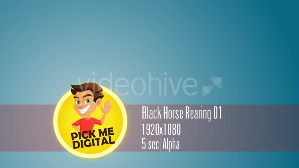 Black Horse Rearing 01 Videohive 19255739 Motion Graphics Image 1