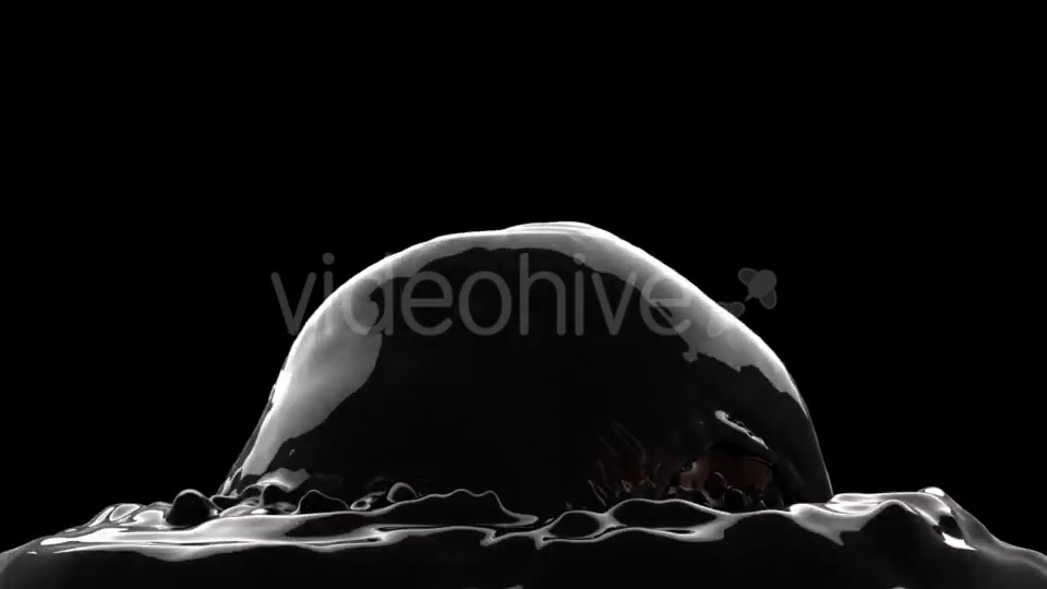 Black Oil Fountain with Alpha Channel Videohive 19031611 Motion Graphics Image 5