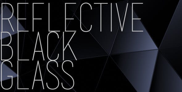 Black Reflective Glass Background - Download 10997725 Videohive