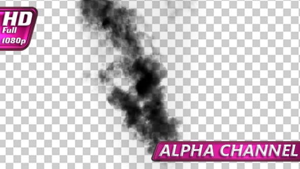 Black Smoke Rushes Upwards - 21388354 Videohive Download