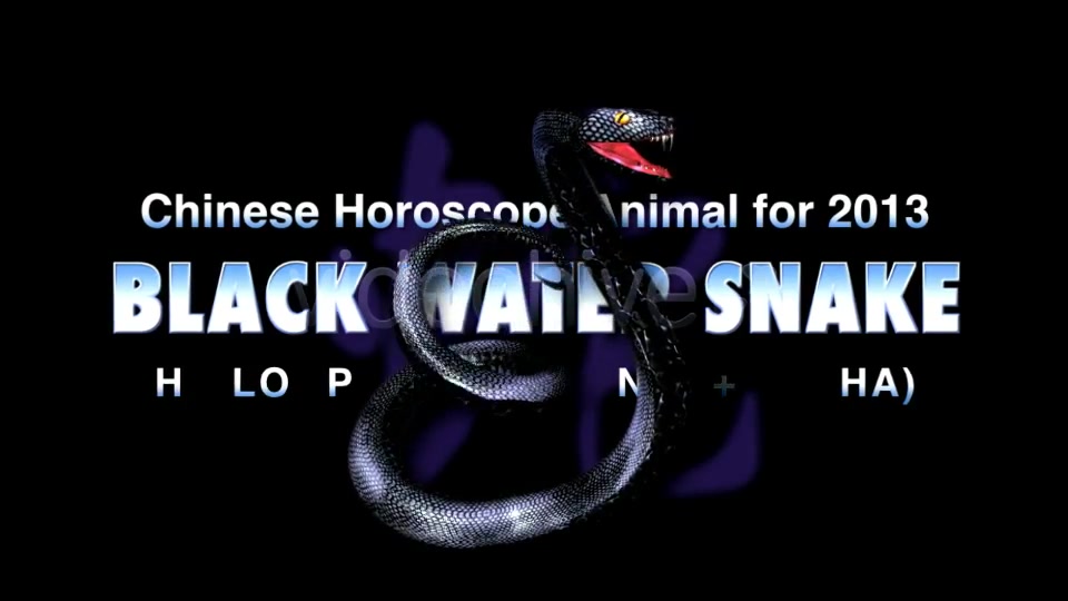 Black Water Snake Videohive 3738982 Motion Graphics Image 9
