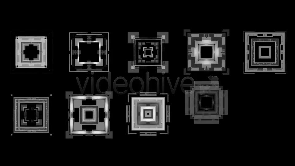 Blinking Tech Boxes Pack Videohive 8082477 Motion Graphics Image 2