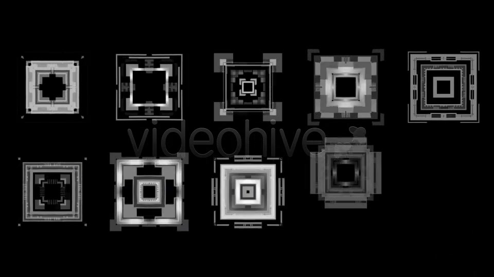 Blinking Tech Boxes Pack Videohive 8082477 Motion Graphics Image 9