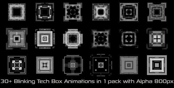 Blinking Tech Boxes Pack - Download 8082477 Videohive