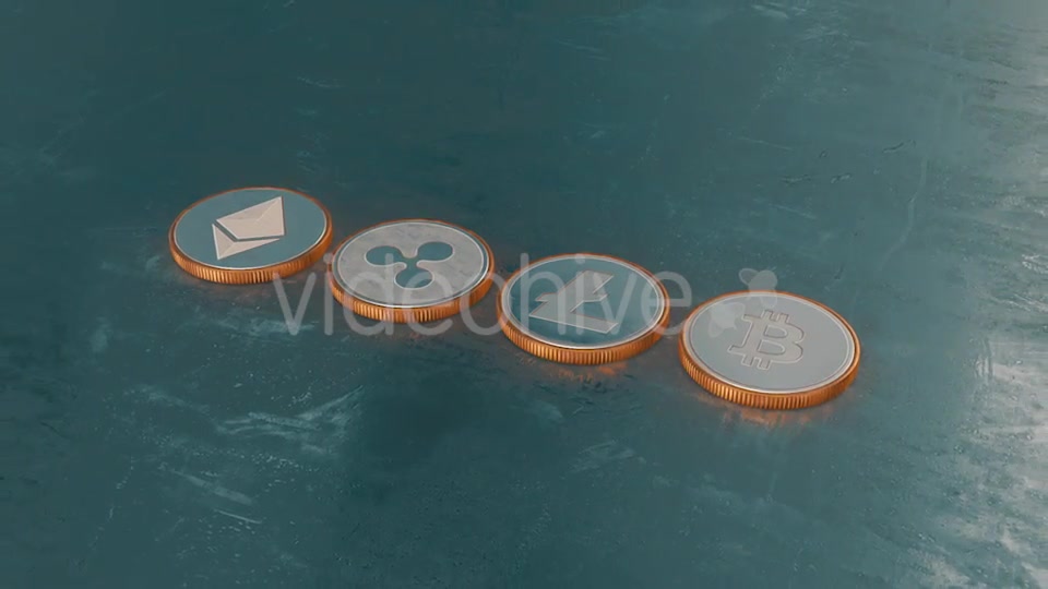 Blockchain Cryptocurrency Coin Symbols Videohive 21283770 Motion Graphics Image 5