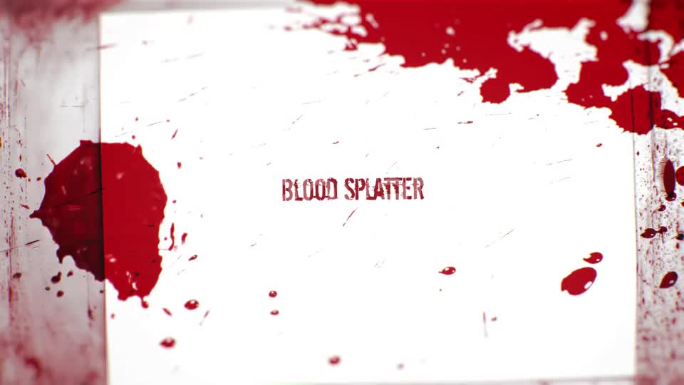 Blood Splatter (4K Set 1) Videohive 22642965 Motion Graphics Image 1