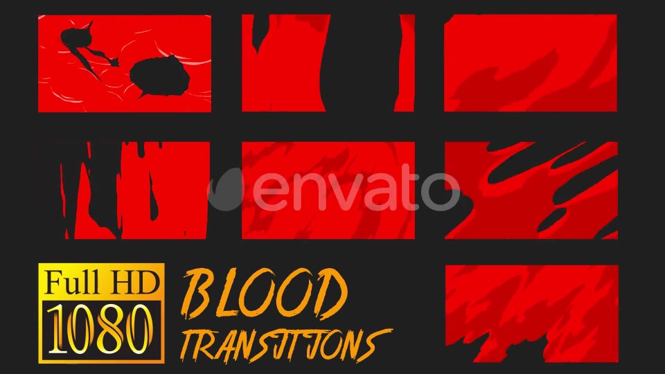 Blood Transitions Videohive 22973925 Motion Graphics Image 11