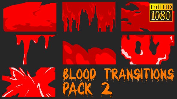 Blood Transitions Pack 2 - 23395166 Download Videohive
