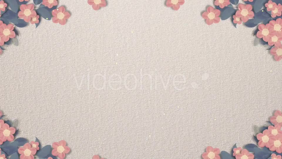 Blooming Paper Flower Background Videohive 19616926 Motion Graphics Image 1