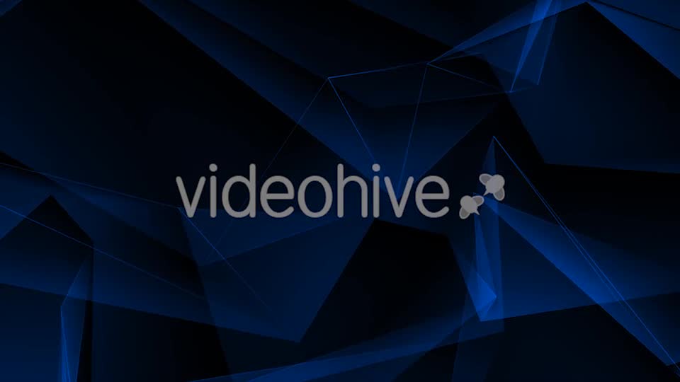 Blue Abstract Polygonal Background Loop Videohive 21192064 Motion Graphics Image 1