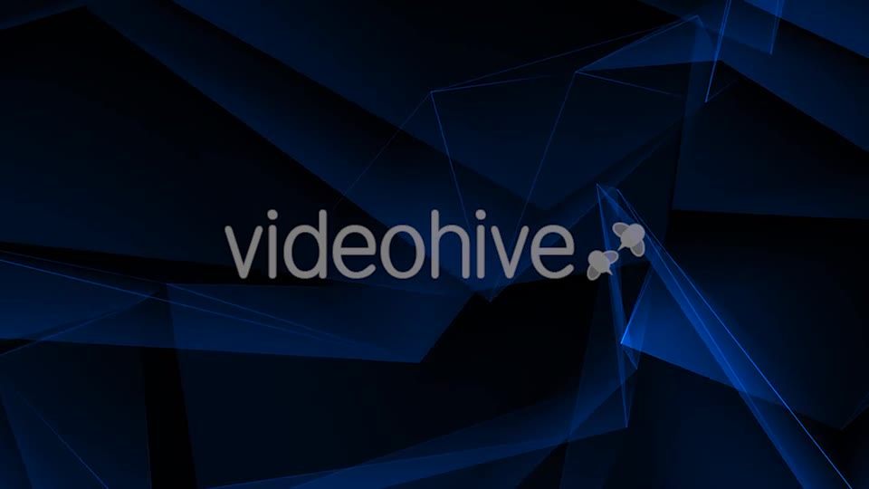 Blue Abstract Polygonal Background Loop Videohive 21192064 Motion Graphics Image 2