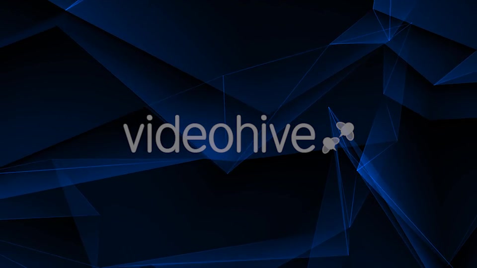 Blue Abstract Polygonal Background Loop Videohive 21192064 Motion Graphics Image 3