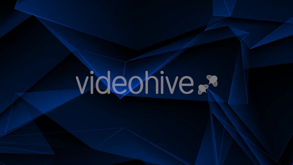 Blue Abstract Polygonal Background Loop Videohive 21192064 Motion Graphics Image 4