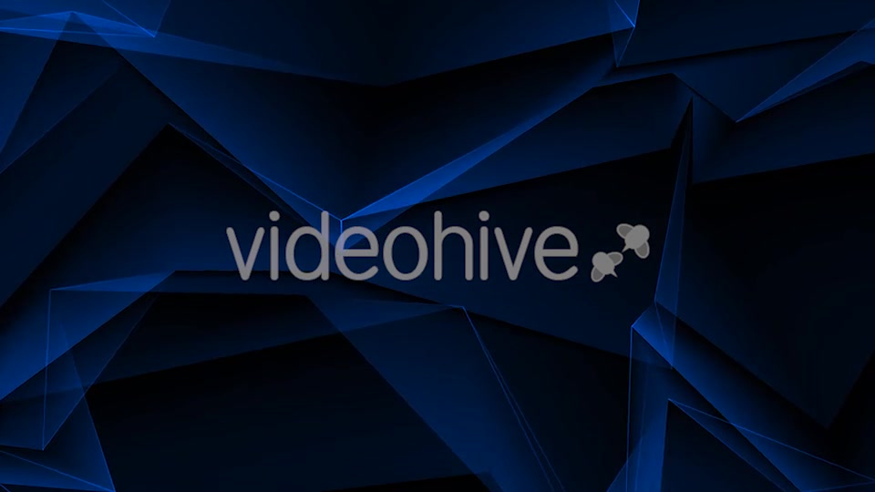 Blue Abstract Polygonal Background Loop Videohive 21192064 Motion Graphics Image 5