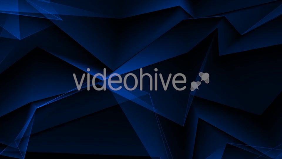 Blue Abstract Polygonal Background Loop Videohive 21192064 Motion Graphics Image 6