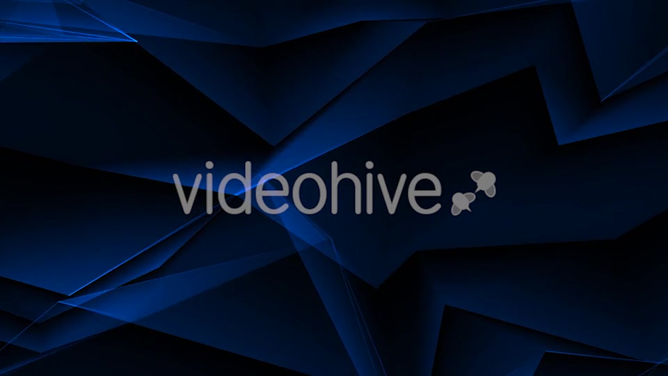 Blue Abstract Polygonal Background Loop Videohive 21192064 Motion Graphics Image 7