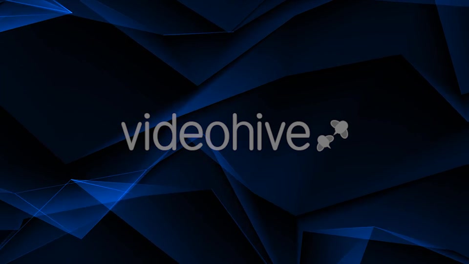 Blue Abstract Polygonal Background Loop Videohive 21192064 Motion Graphics Image 8