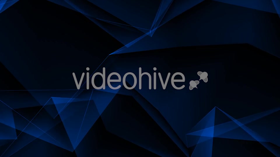 Blue Abstract Polygonal Background Loop Videohive 21192064 Motion Graphics Image 9