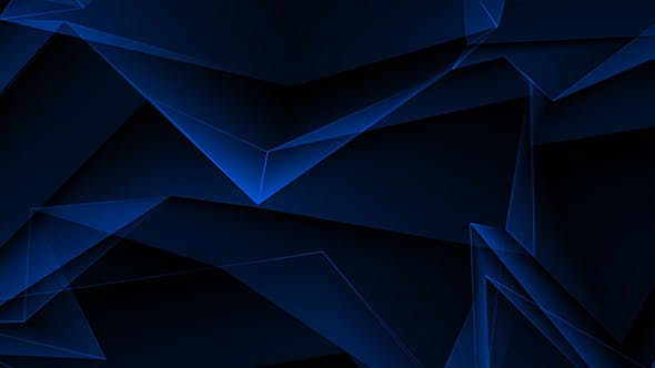 Blue Abstract Polygonal Background Loop - Download Videohive 21192064