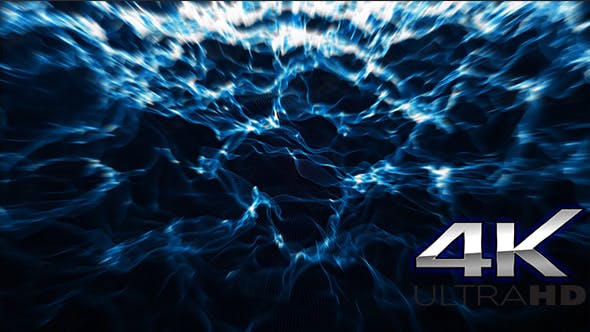 Blue and Blurred Waves Background Loop - Download Videohive 20583666