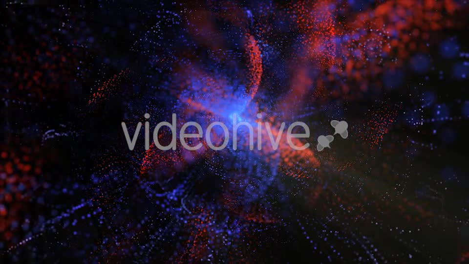 Blue and Red Rotation Particles Background Videohive 20183058 Motion Graphics Image 1