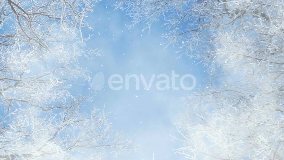 Blue And White Winter Background Loops Videohive 25231681 Motion Graphics Image 3