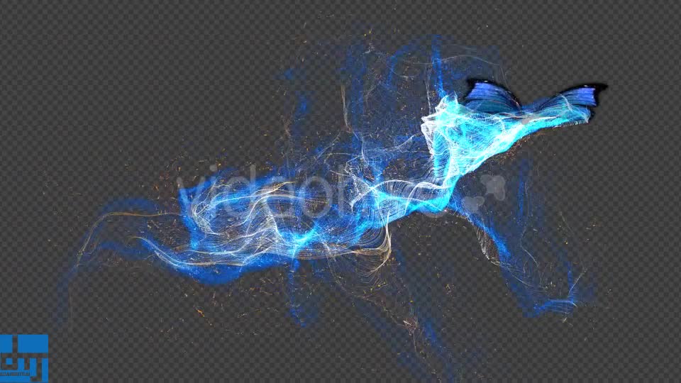 Blue Butterfly Gorgeous Particle Light Trailing Flying V1 Videohive 18715454 Motion Graphics Image 10