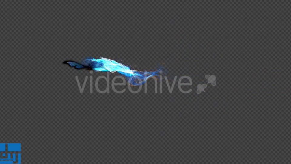 Blue Butterfly Gorgeous Particle Light Trailing Flying V1 Videohive 18715454 Motion Graphics Image 6