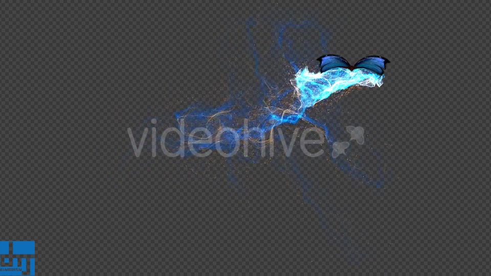 Blue Butterfly Gorgeous Particle Light Trailing Flying V2 Videohive 18715439 Motion Graphics Image 11