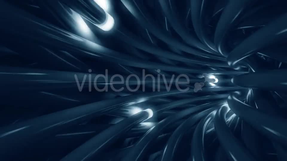 Blue Cables and Trasmitting Data Signals Videohive 19815448 Motion Graphics Image 1