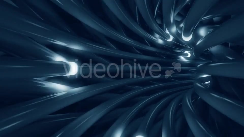 Blue Cables and Trasmitting Data Signals Videohive 19815448 Motion Graphics Image 3