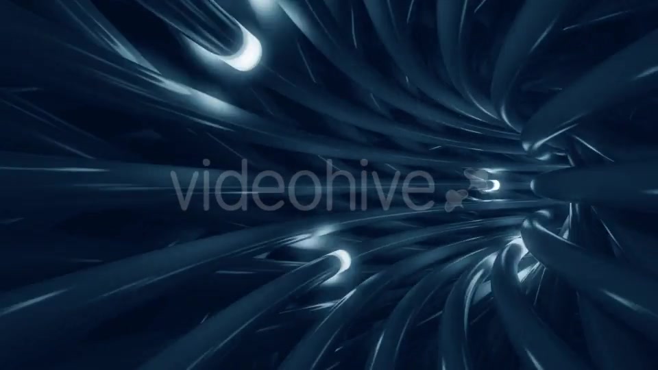 Blue Cables and Trasmitting Data Signals Videohive 19815448 Motion Graphics Image 5