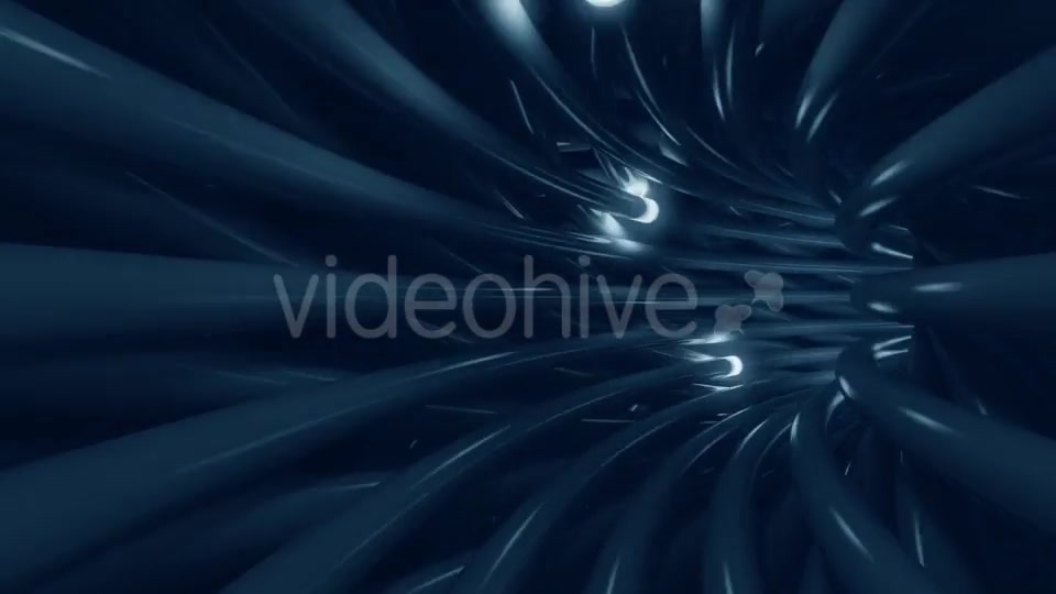 Blue Cables and Trasmitting Data Signals Videohive 19815448 Motion Graphics Image 6
