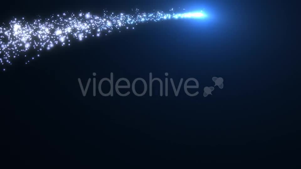 Blue Christmas Star Trails Videohive 21073169 Motion Graphics Image 1