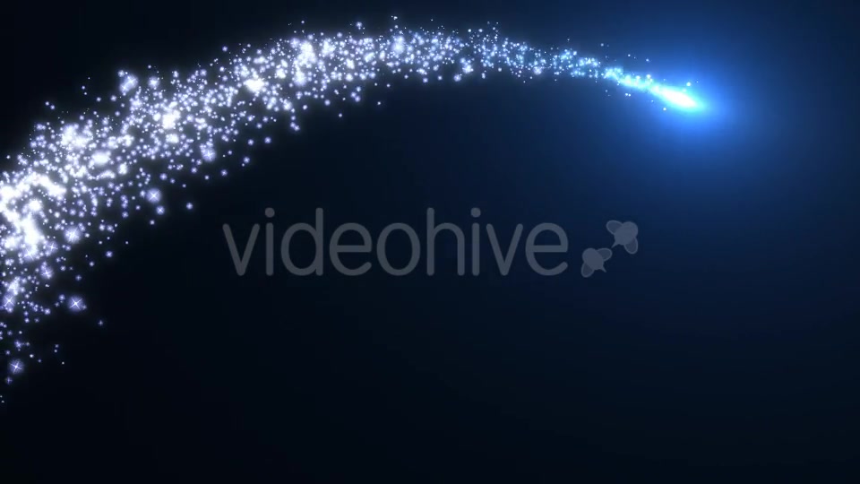Blue Christmas Star Trails Videohive 21073169 Motion Graphics Image 3