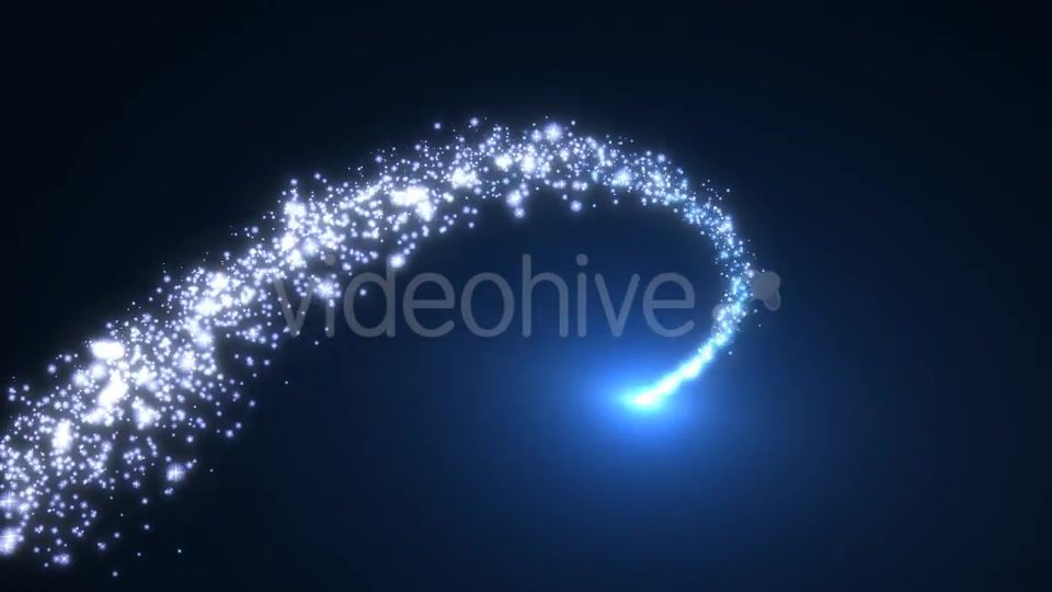 Blue Christmas Star Trails Videohive 21073169 Motion Graphics Image 5