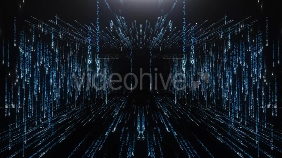 Blue Corridor From the Matrix Code Videohive 20813485 Motion Graphics Image 5