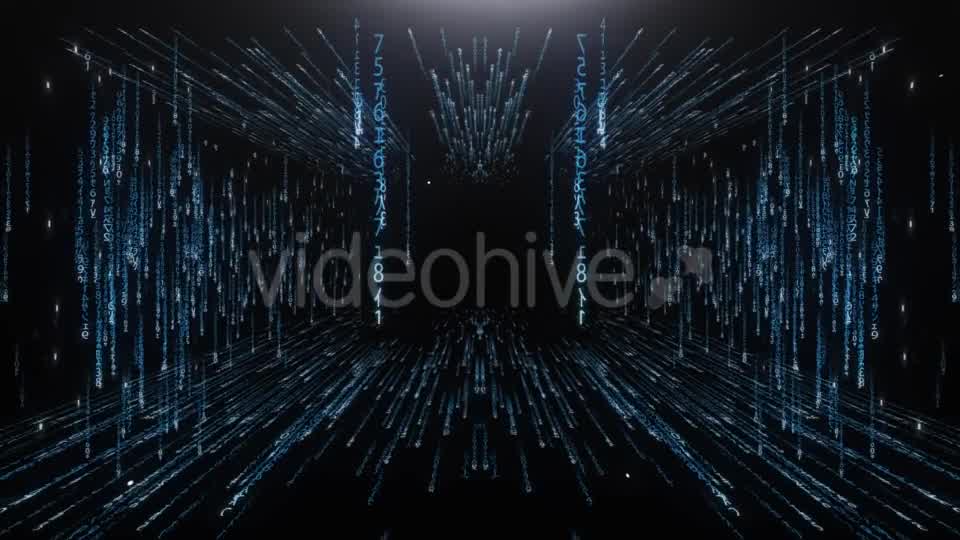 Blue Corridor From the Matrix Code Videohive 20813485 Motion Graphics Image 8