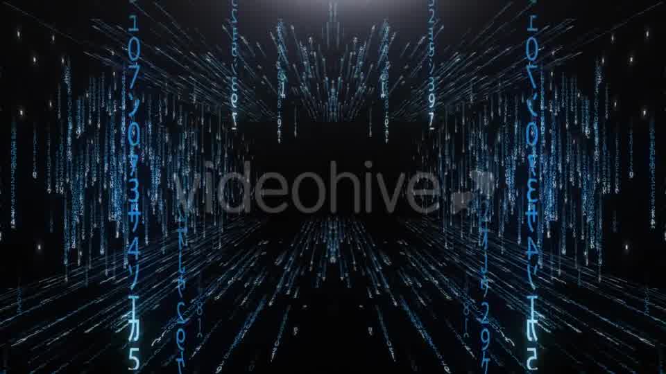 Blue Corridor From the Matrix Code Videohive 20813485 Motion Graphics Image 9