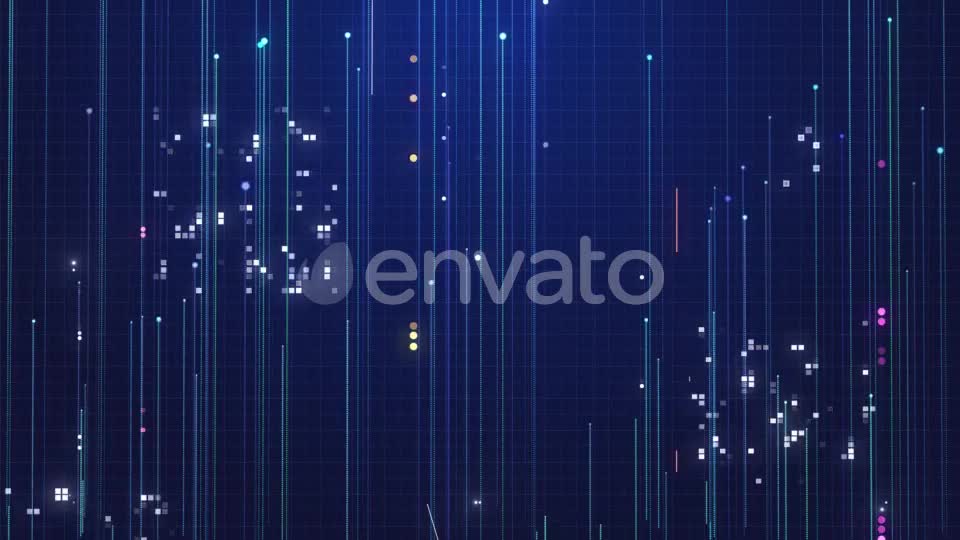 Blue Digital Background with Lines Videohive 21830805 Motion Graphics Image 1