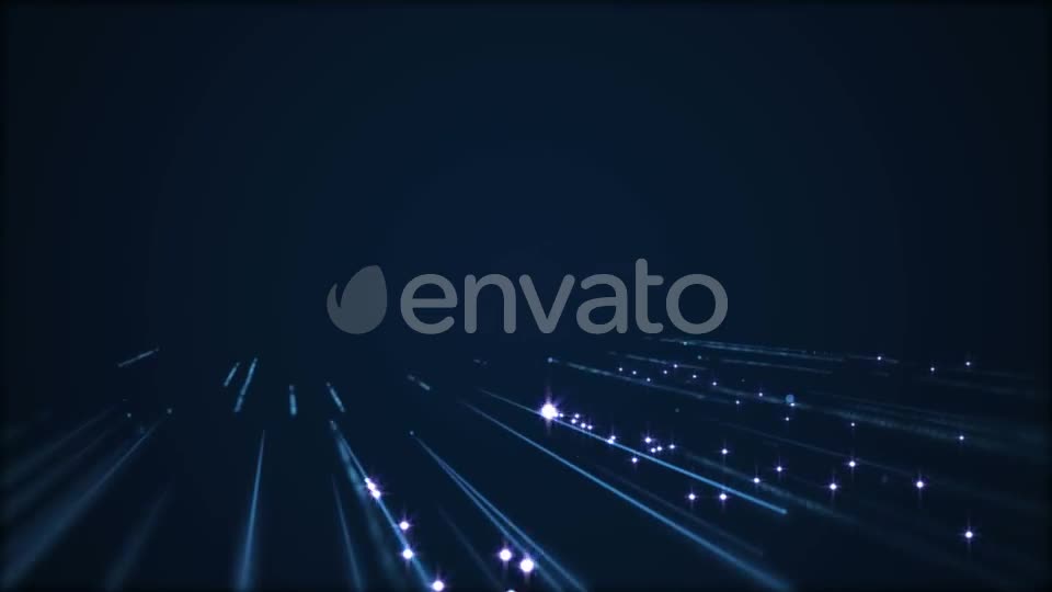 Blue Digital Information Flow Background Videohive 22508818 Motion Graphics Image 1