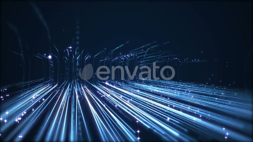 Blue Digital Information Flow Background Videohive 22508818 Motion Graphics Image 2