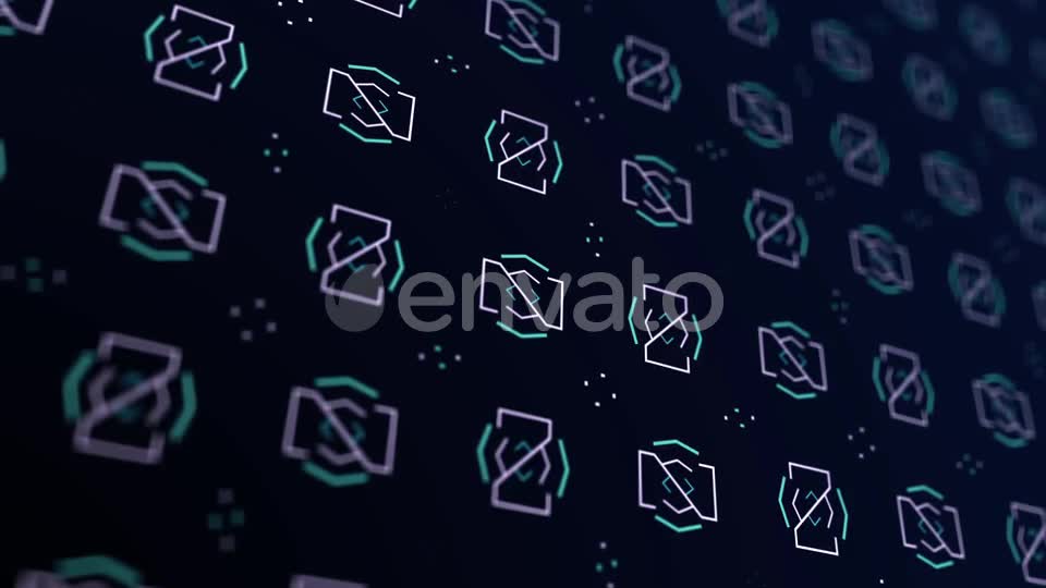 Blue Dynamic Logo Background Loop Videohive 24292216 Motion Graphics Image 1