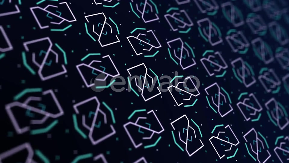 Blue Dynamic Logo Background Loop Videohive 24292216 Motion Graphics Image 3