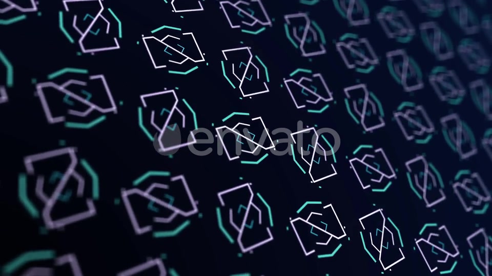 Blue Dynamic Logo Background Loop Videohive 24292216 Motion Graphics Image 5