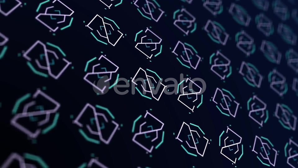 Blue Dynamic Logo Background Loop Videohive 24292216 Motion Graphics Image 6