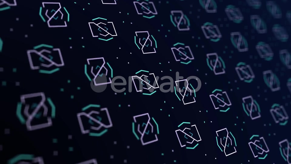 Blue Dynamic Logo Background Loop Videohive 24292216 Motion Graphics Image 9