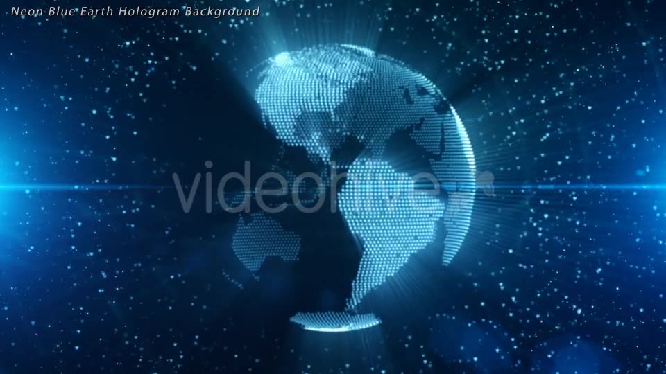 Blue Earth Hologram 4 Videohive 9724703 Motion Graphics Image 2
