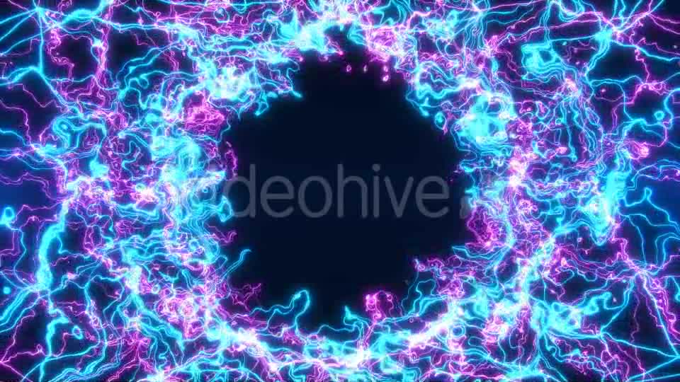 Blue Electric Circle Logo Videohive 20520788 Motion Graphics Image 1